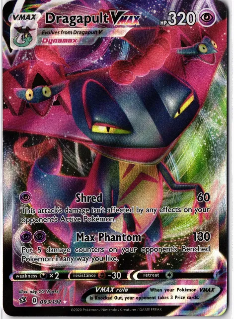 Dragapult VMAX Rebel Clash 093/192 Vorderseite